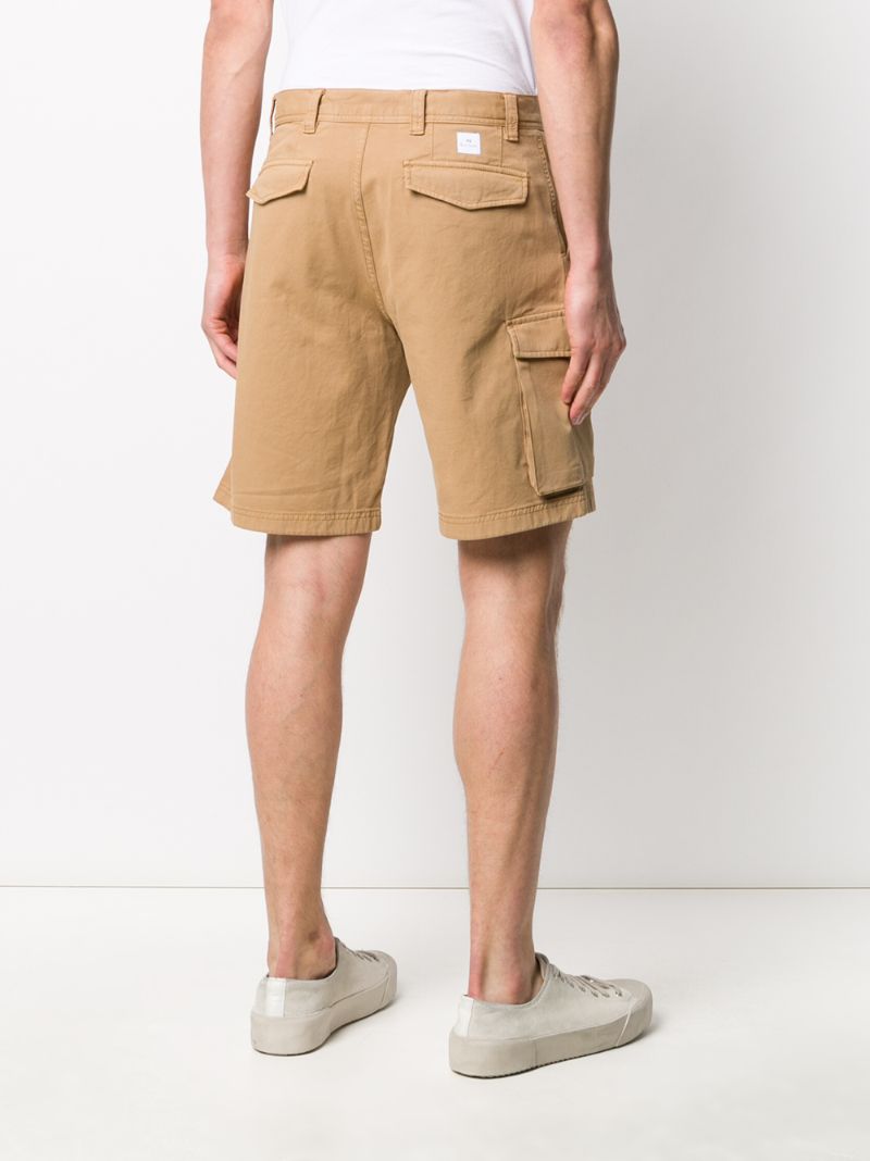 Shop Ps By Paul Smith Tailored Cargo Shorts In Neutrals