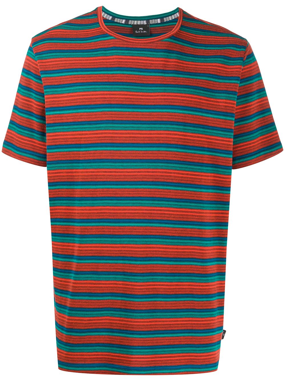 Ps By Paul Smith Schmoove Woven T-shirt In Red