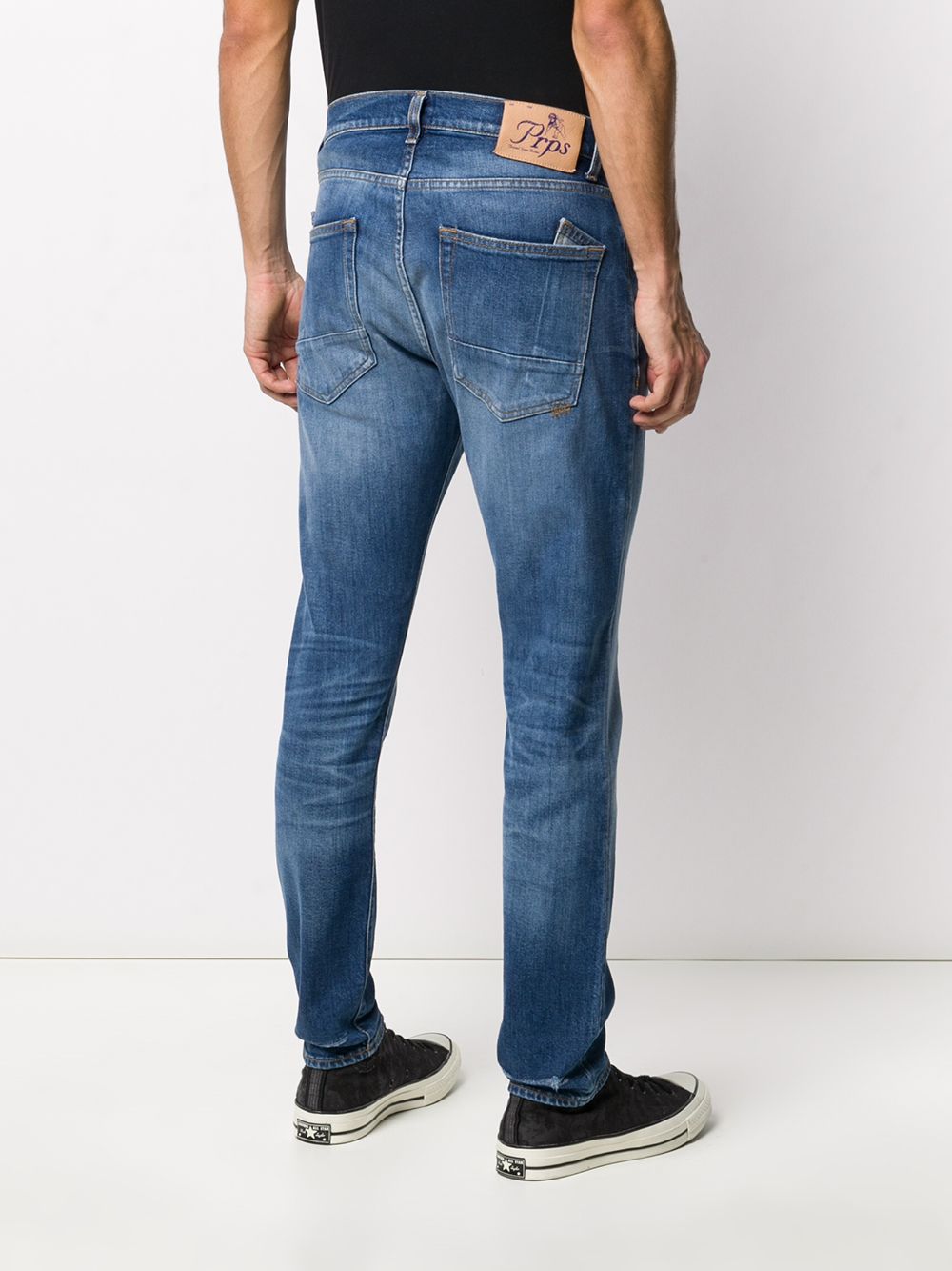фото Prps джинсы кроя слим с эффектом потертости