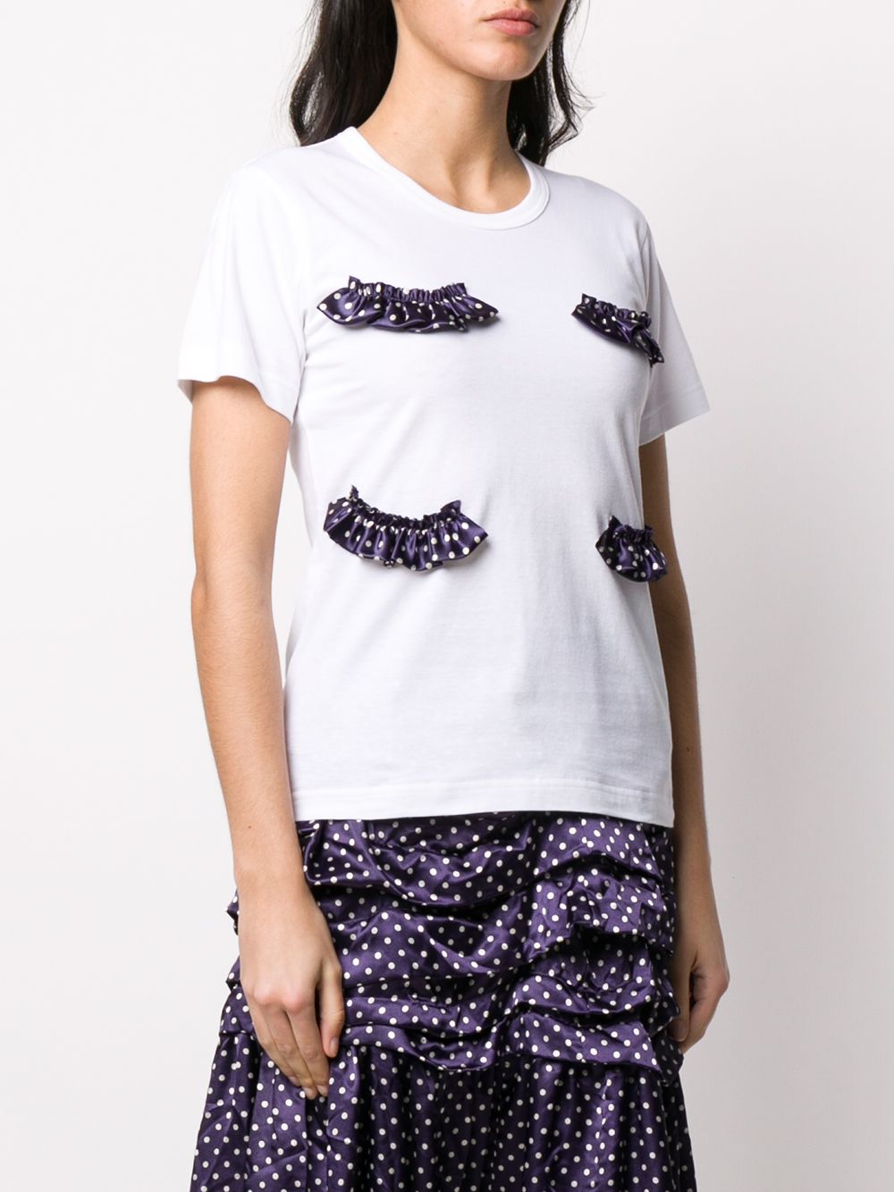 фото Comme des garçons girl frill embroidered t-shirt