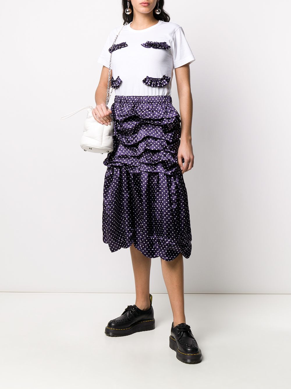 фото Comme des garçons girl frill embroidered t-shirt