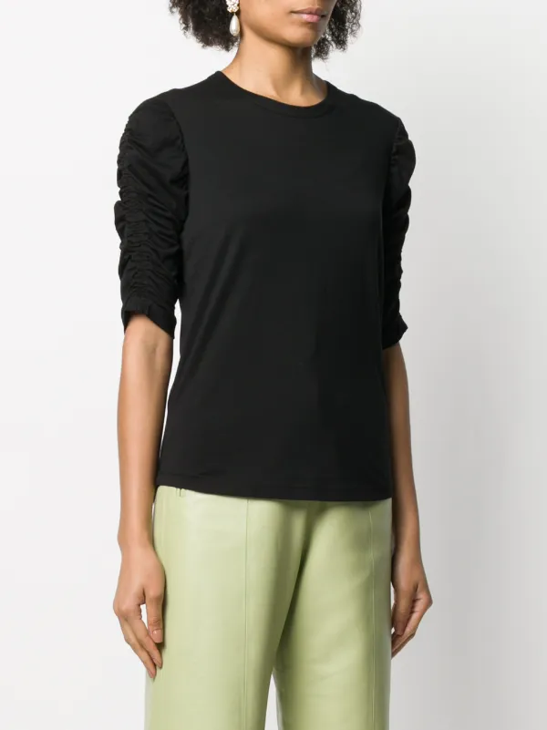 Veronica Beard Waldorf T-shirt | Black | FARFETCH AO