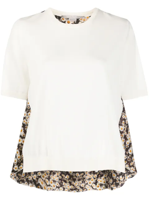 Stella McCartney daisy print layered blouse
