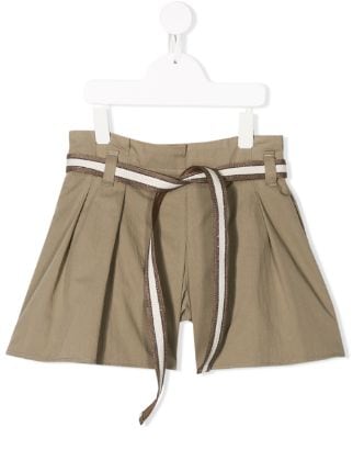 Brunello Cucinelli Kids プリーツ ショートパンツ 通販 - FARFETCH