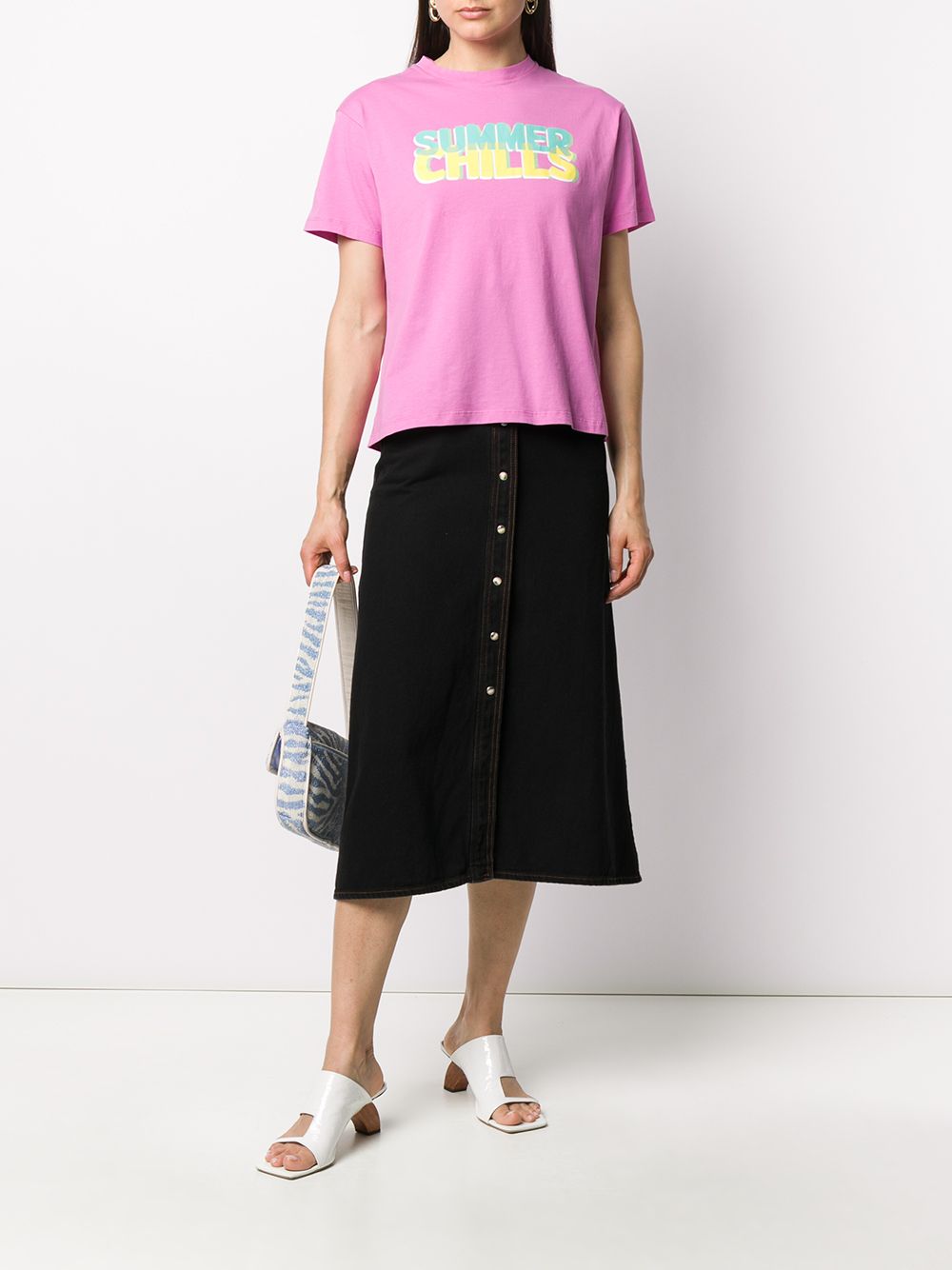 Shop Ps By Paul Smith Slogan Print T-shirt In Pink