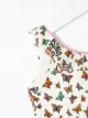 Moschino Kids فستان بدون أكمام مزين بفراشة