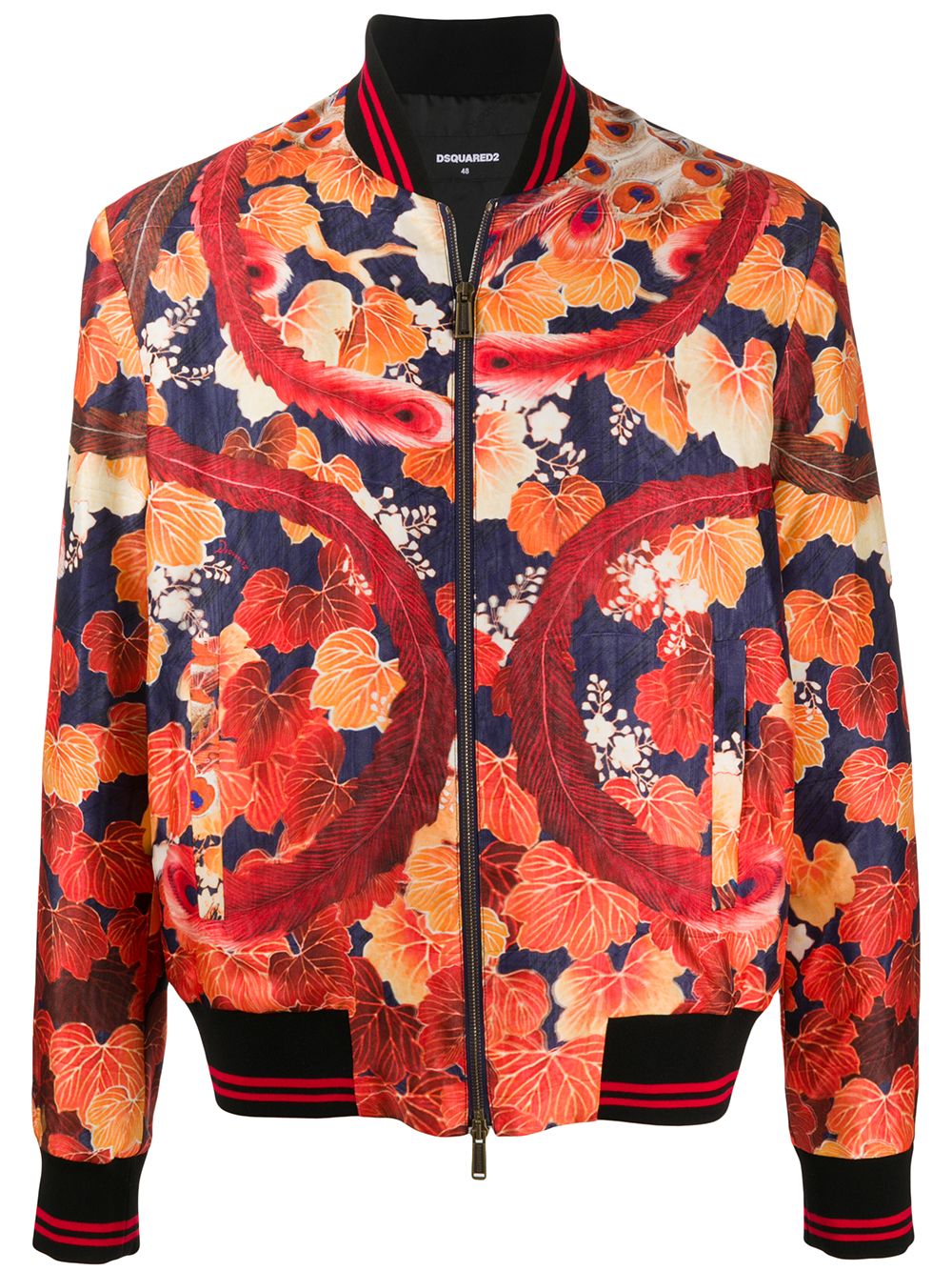 DSQUARED2 PRINTED BOMBER JACKET