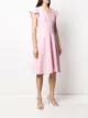 Giambattista Valli فستان كريب بكسرات
