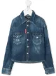 الصورة 1 من Dsquared2 Kids قميص جينز بأكمام طويلة