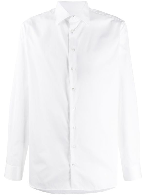 armani black dress shirt