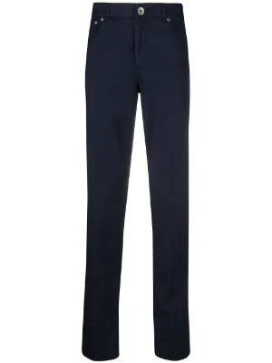 Balenciaga Baggy Chino Trousers | Blue | FARFETCH CA