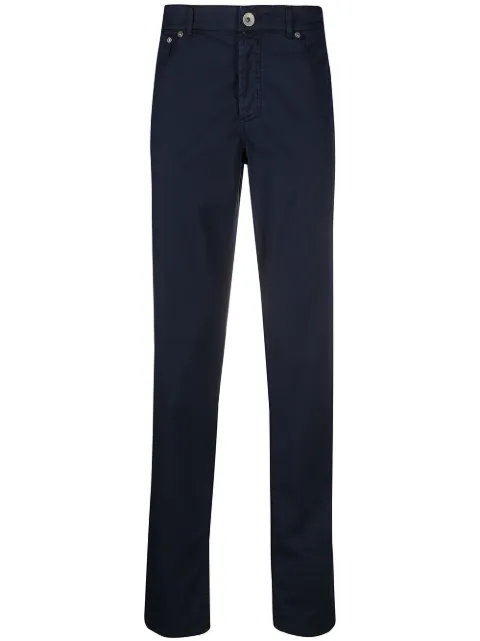 Brunello Cucinelli pantalones tipo chino rectos