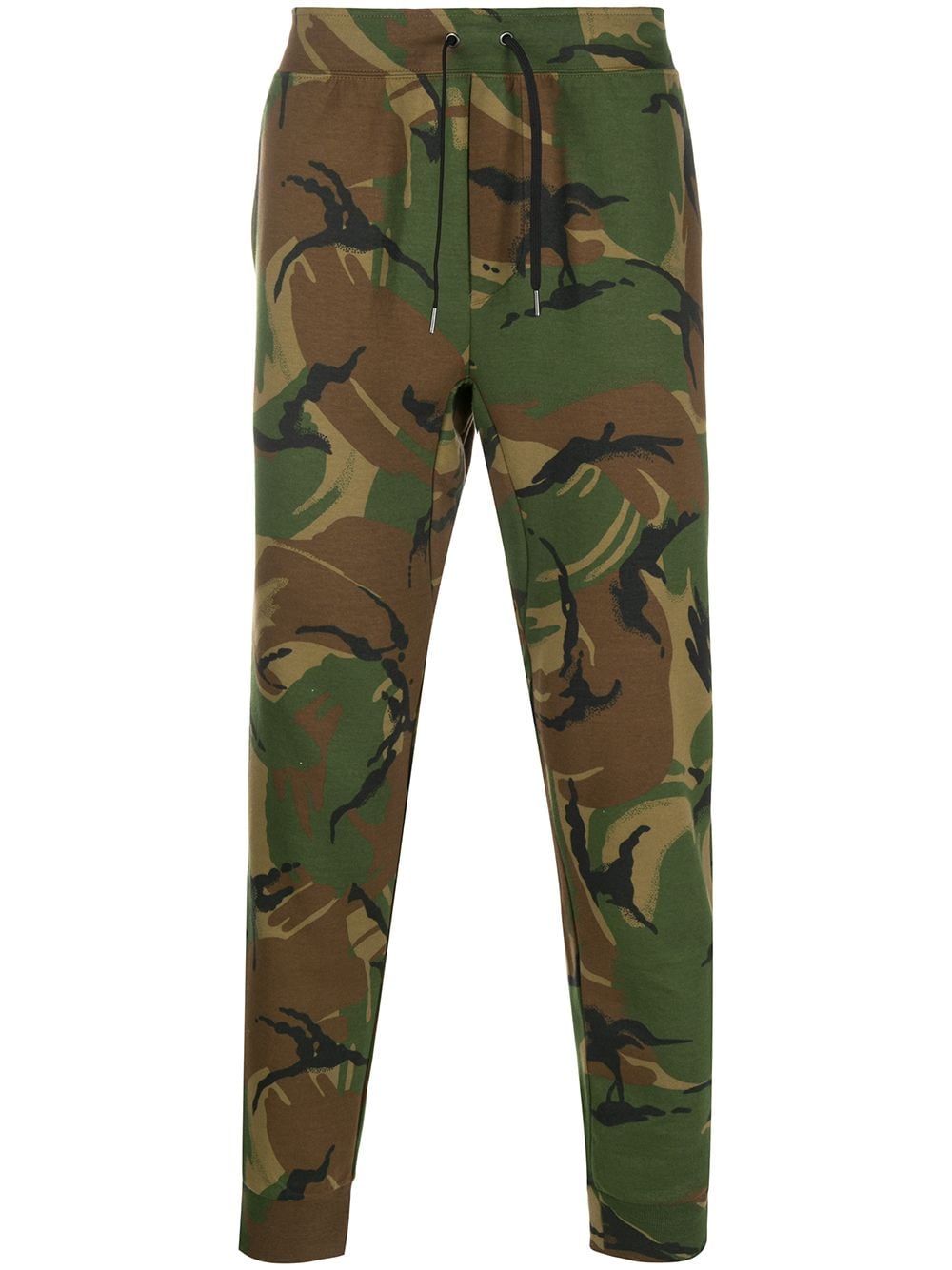 Polo Ralph Lauren Camouflage Print Track Trousers In Green