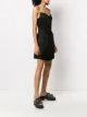 Kirin logo print mini dress