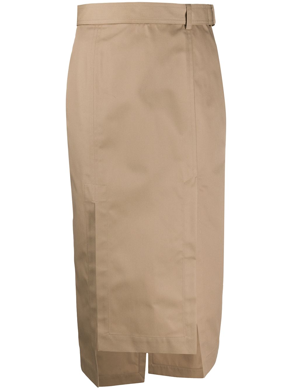 фото Eudon choi fitted slit detail pencil skirt