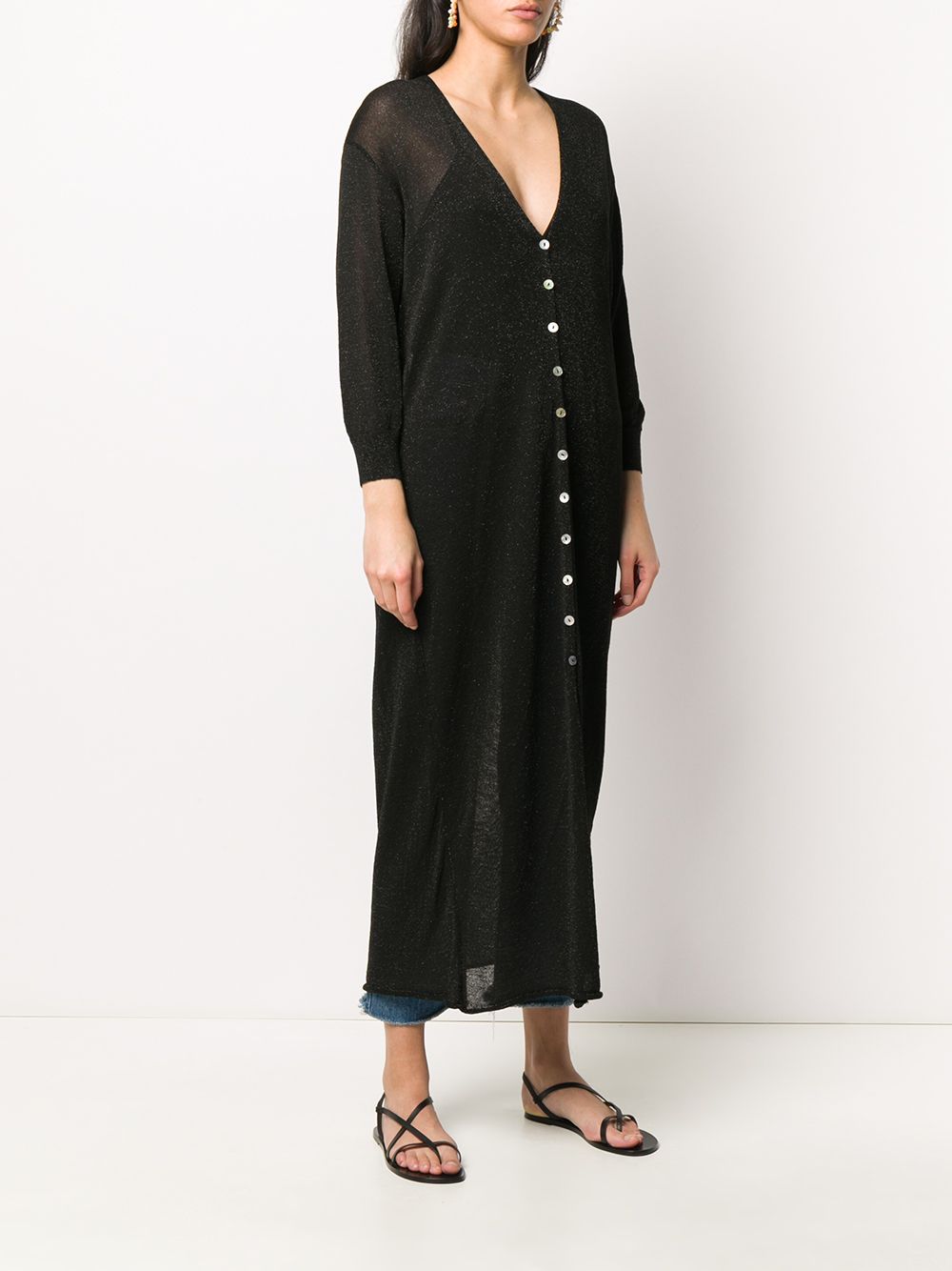 фото So allure long-line lurex cardigan