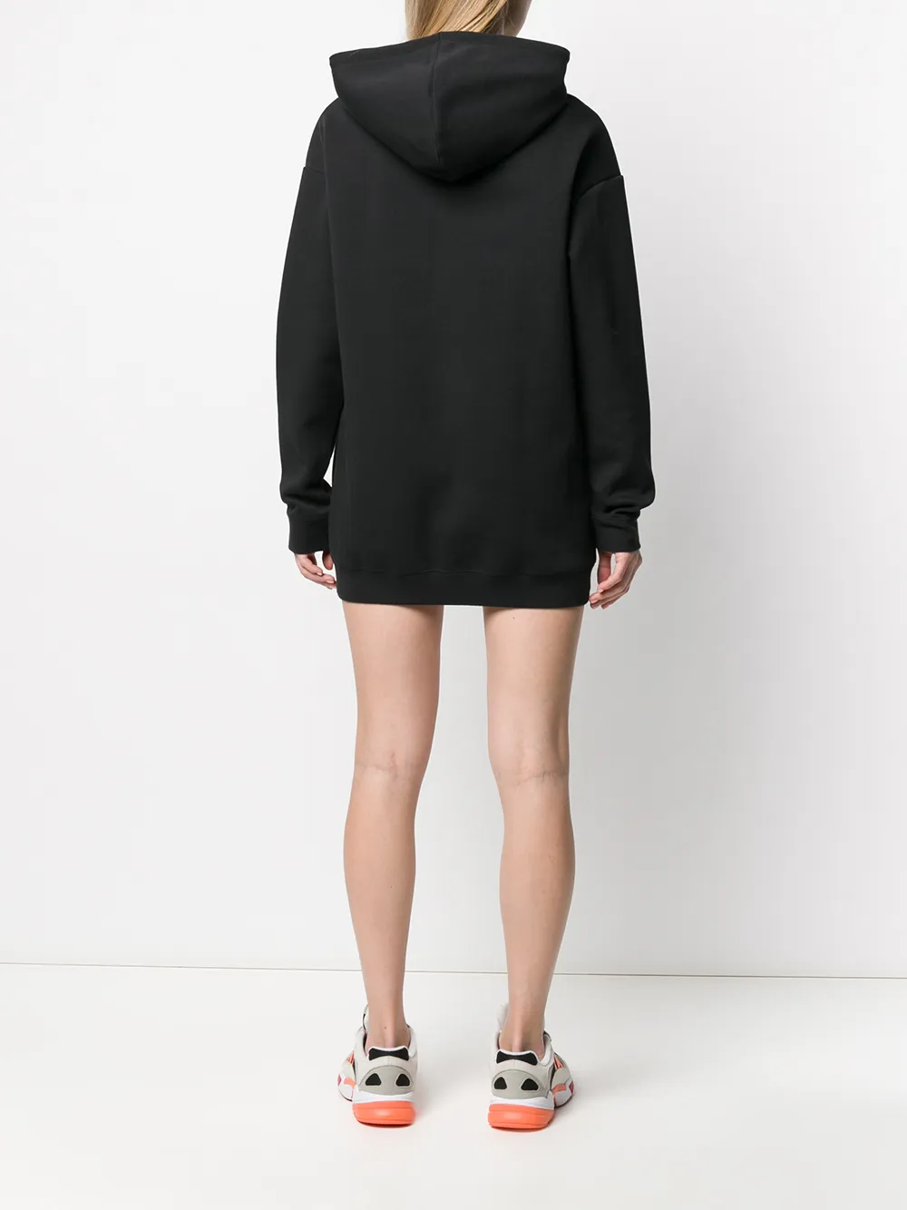 Reebok Hoodie met print Zwart