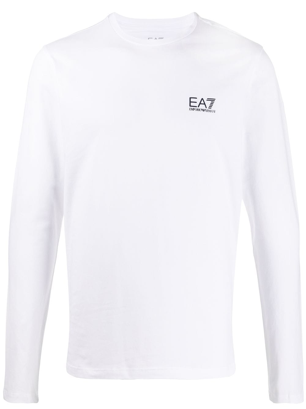 white branded sweatshirt