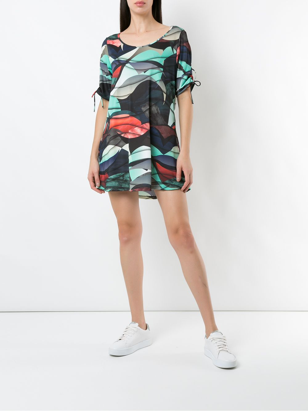 Shop Lygia & Nanny Batuira printed tunic with Express Delivery - FARFETCH