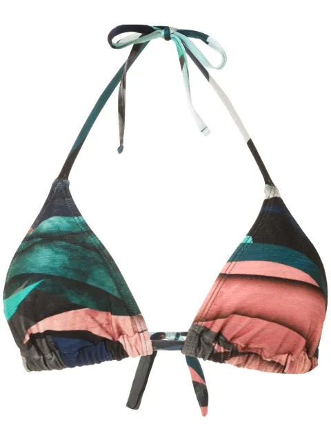 Lygia & Nanny Iasmim printed bikini top