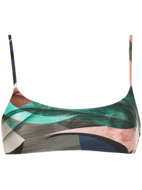 Lygia & Nanny Cancun printed bikini top