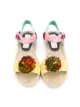 Stella McCartney Kids صندل رافية مزين بالبوم بوم