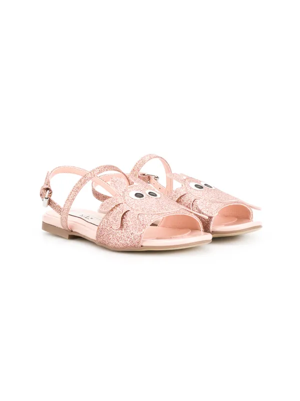 kids glitter sandals