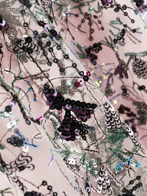 self portrait constellation tiered maxi