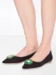 Miu Miu pointed-toe ballerina shoes