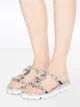 Miu Miu T-bar crystal-embellished sandals