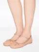 Miu Miu crystal-embellished ballerina shoes