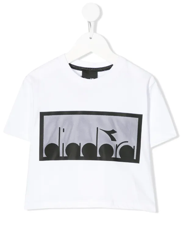 Diadora Junior Playera Corta Con Logo Estampado - Farfetch