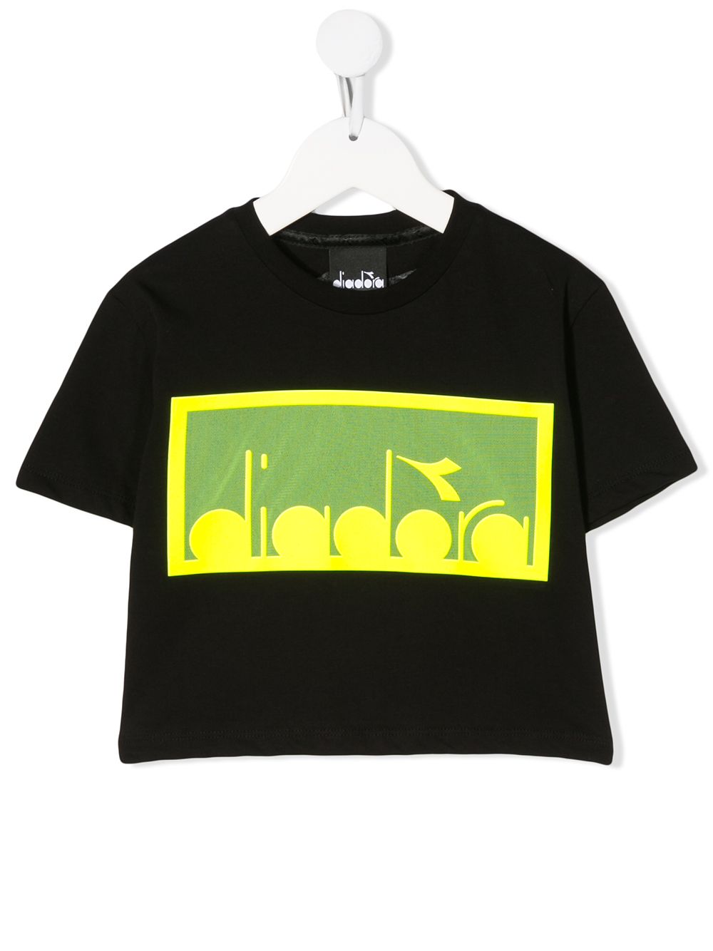 фото Diadora junior укороченная футболка с логотипом