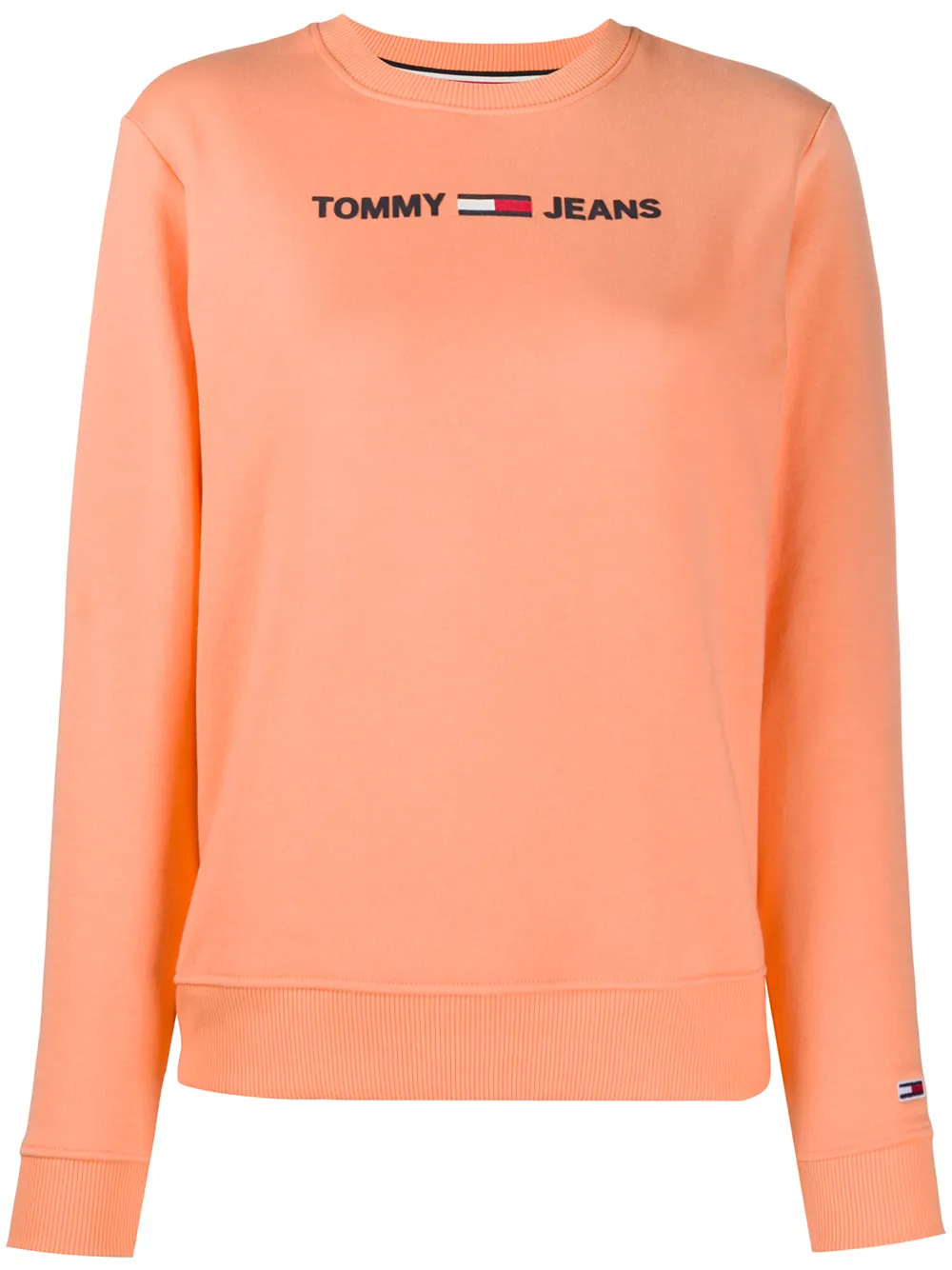 tommy jeans orange hoodie