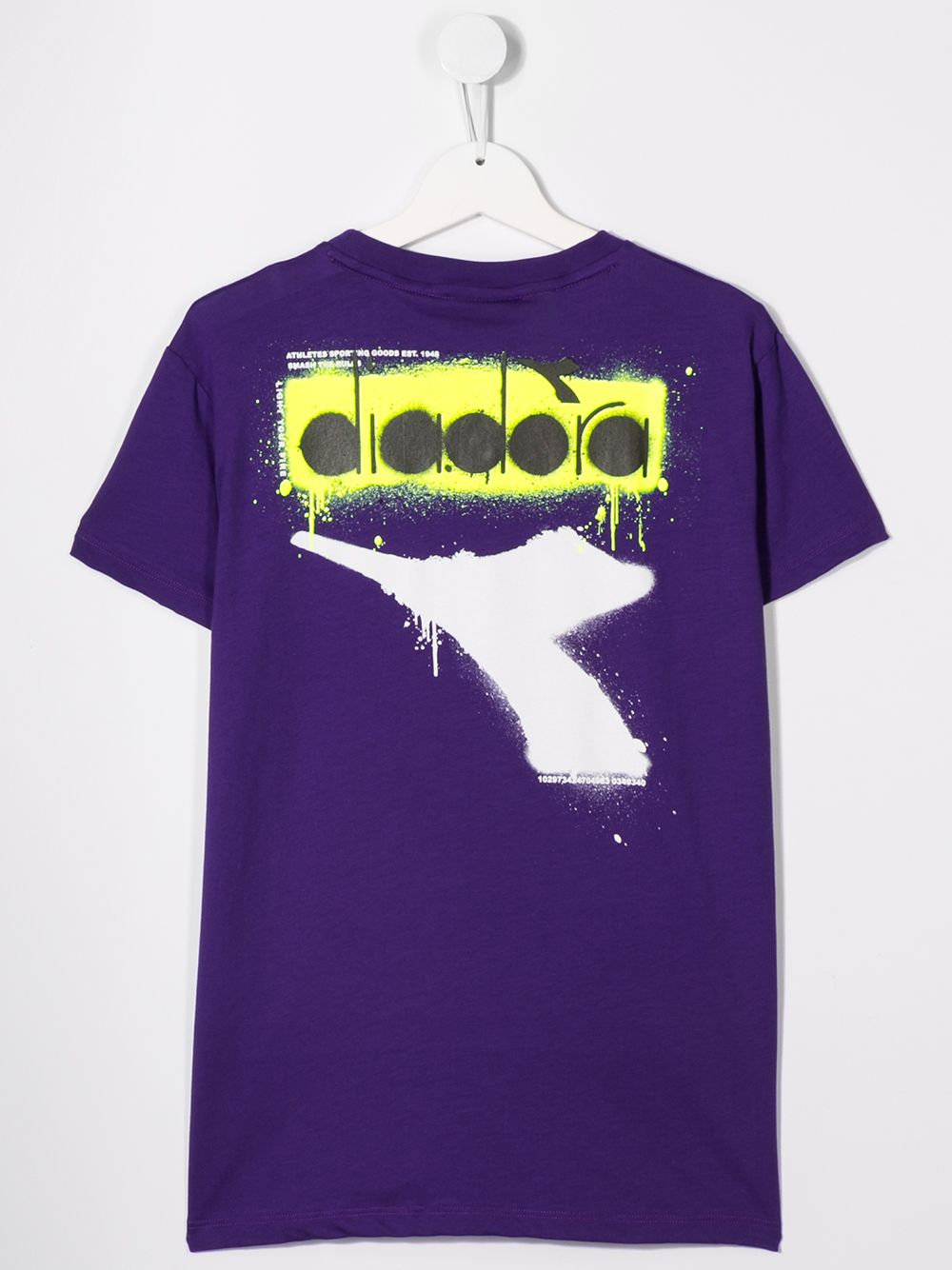 фото Diadora junior teen logo print t-shirt