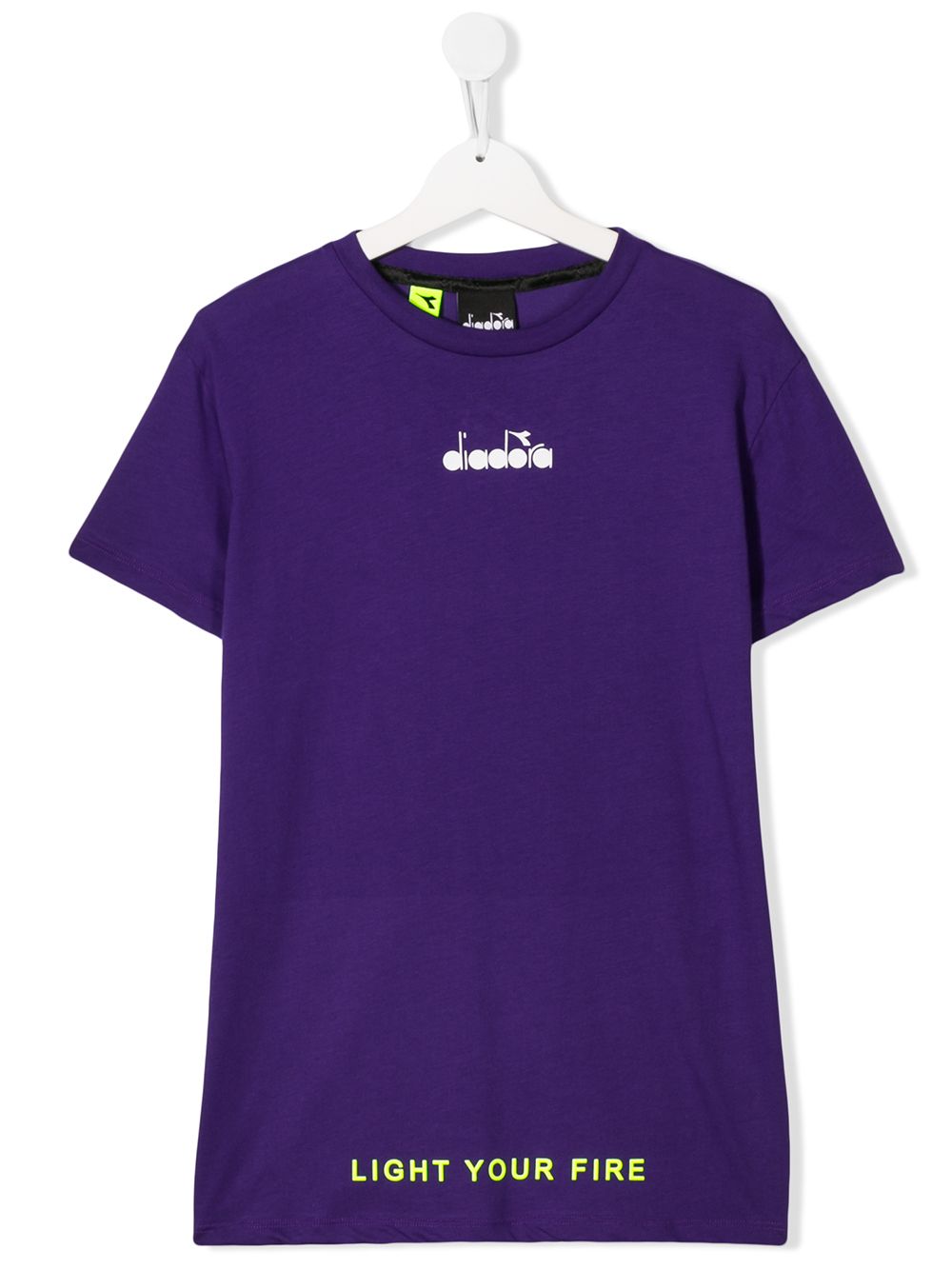 фото Diadora junior teen logo print t-shirt