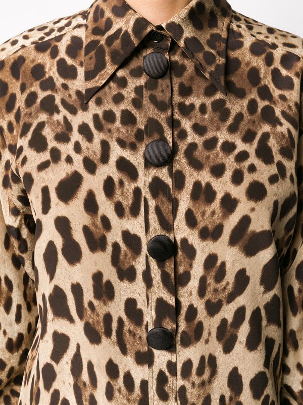 Dolce & Gabbana leopard-print Silk Shirt - Farfetch