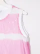 Msgm Kids فستان بترتر بدون أكمام
