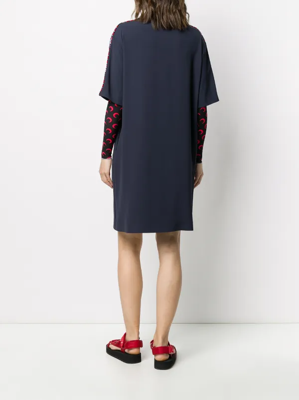 Kenzo logo-embroidered Shift Dress | Blue | FARFETCH Kenzo logo-embroidered Shift Dress | Blue | FARFETCH
