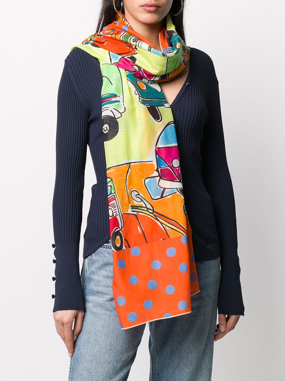 фото Alessia santi printed scarf