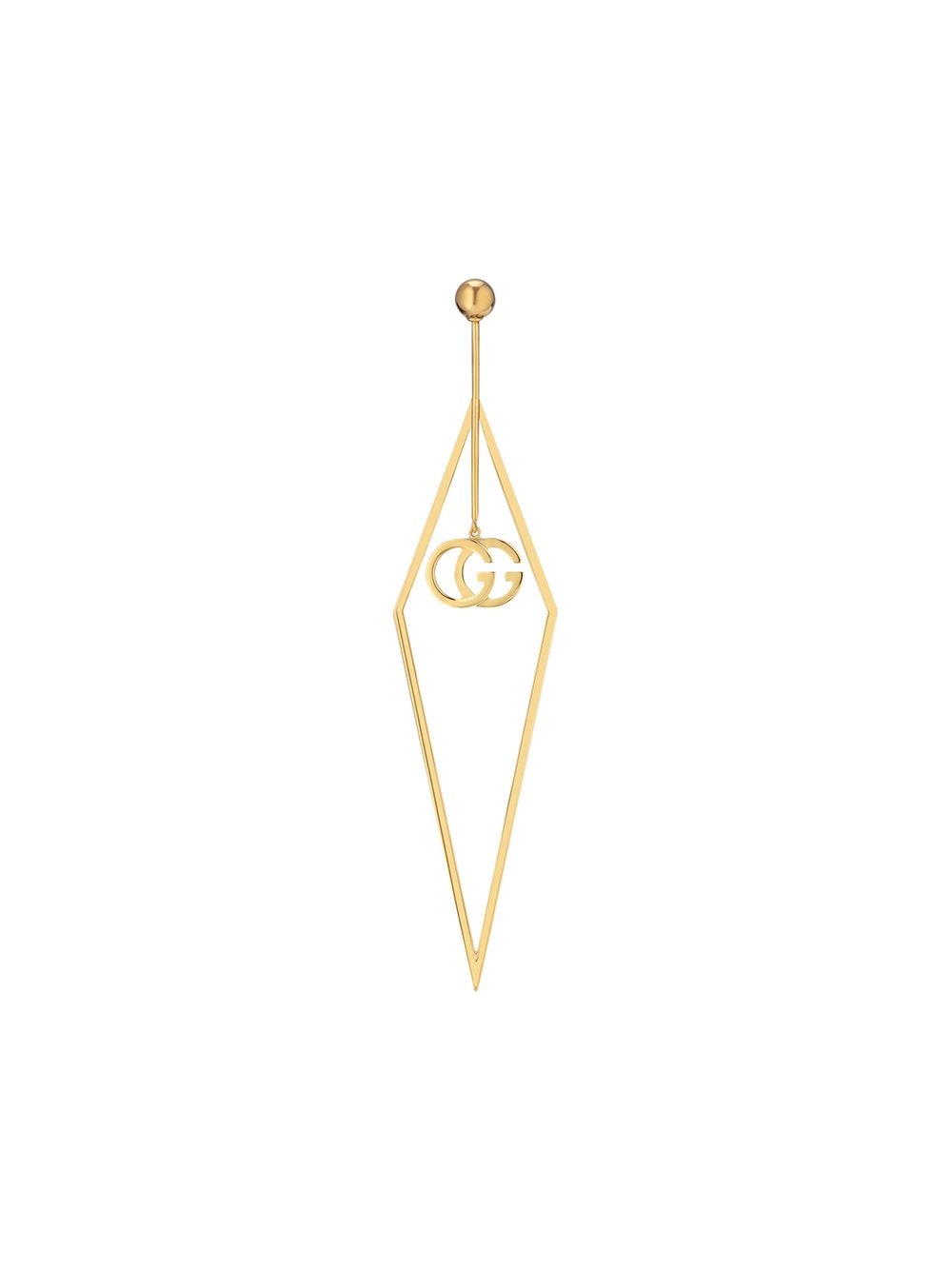 Gucci GG Running 18kt gold-tone single earring