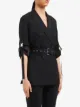 Prada belted double-breasted blazer