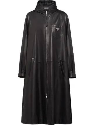 PRADA ブラック トレンチコート PRADA（プラダ） トレンチコート ダブルコート ポリエステル/ナイロン