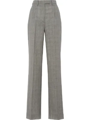 high waisted tailored trousers womens