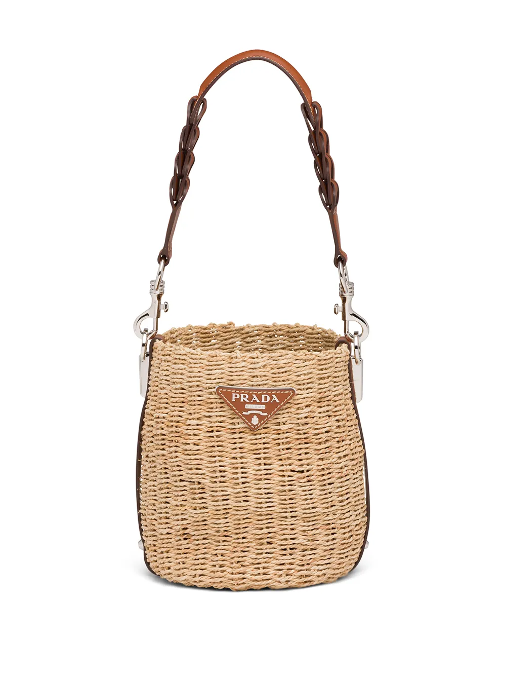 Prada Woven Bucket Bag - Farfetch