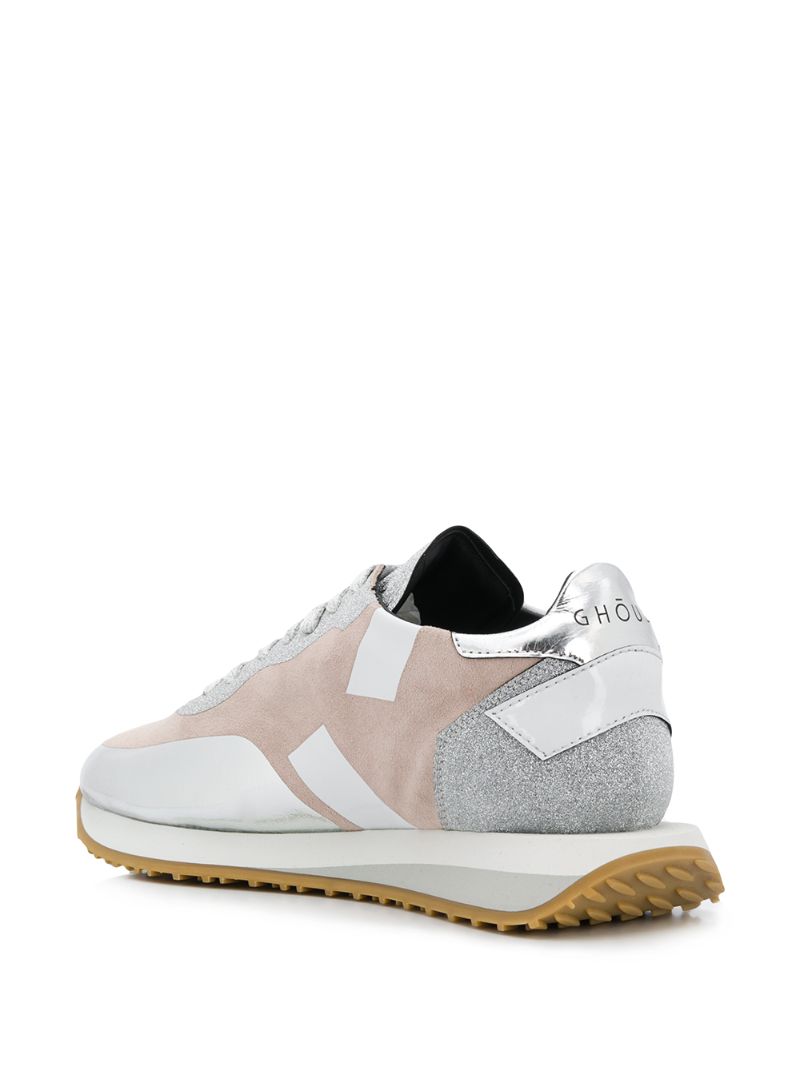 Shop Ghoud Rush Panelled Low-top Sneakers In Pink