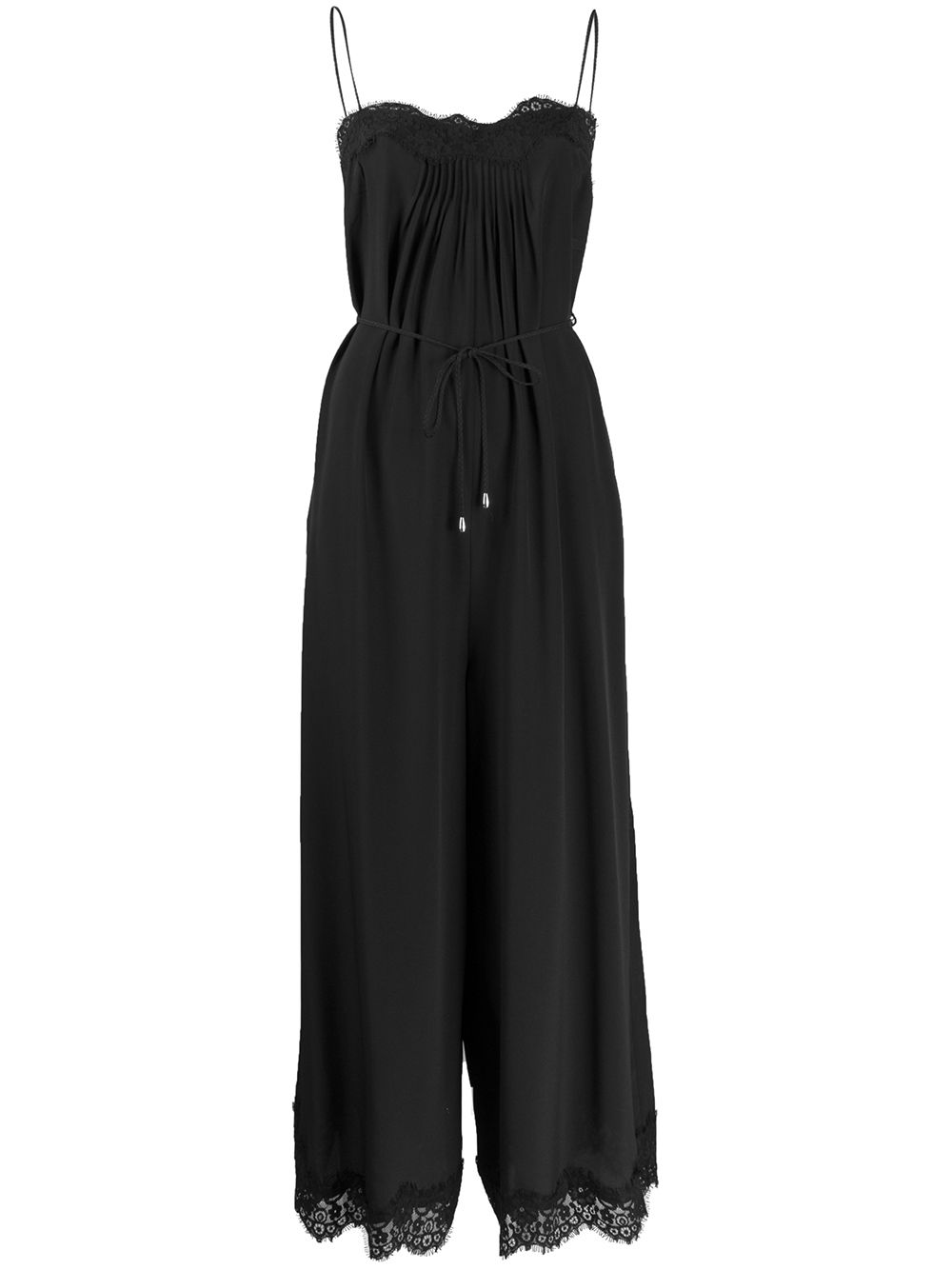 фото Zimmermann lace-trim sleeveless jumpsuit