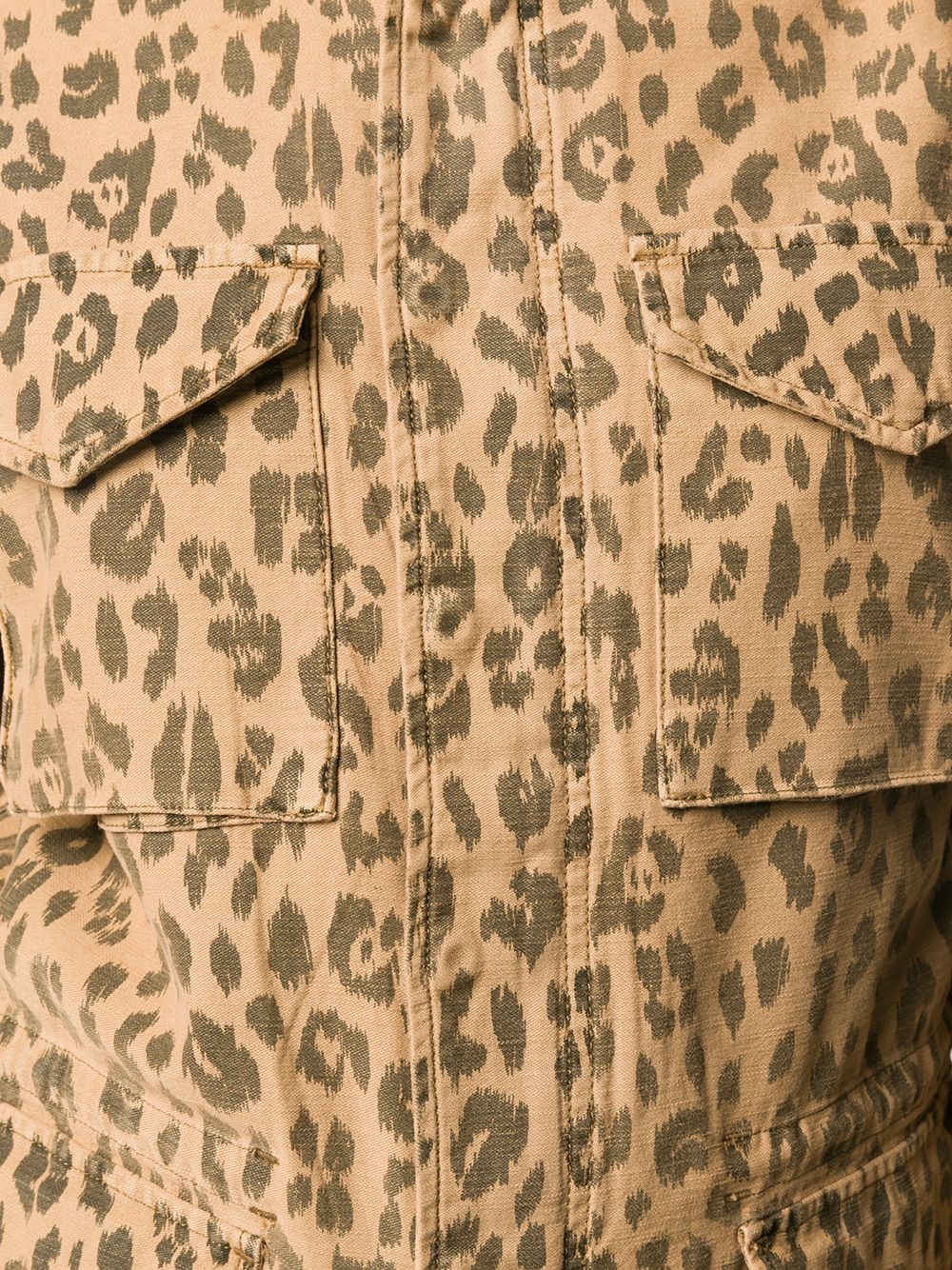 фото Frame куртка с карманами и анималистичным принтом