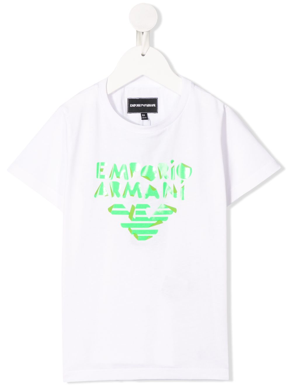 фото Emporio armani kids футболка с логотипом