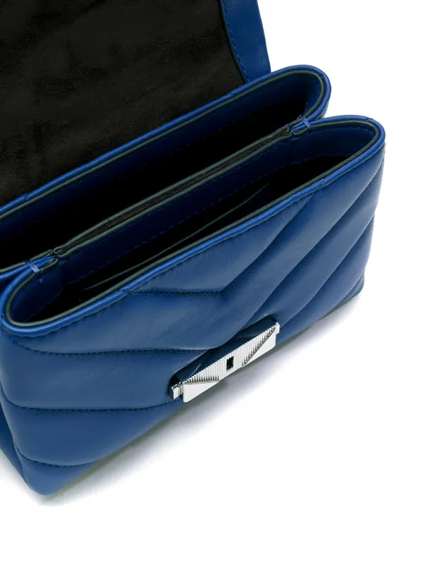 blue crossbody michael kors